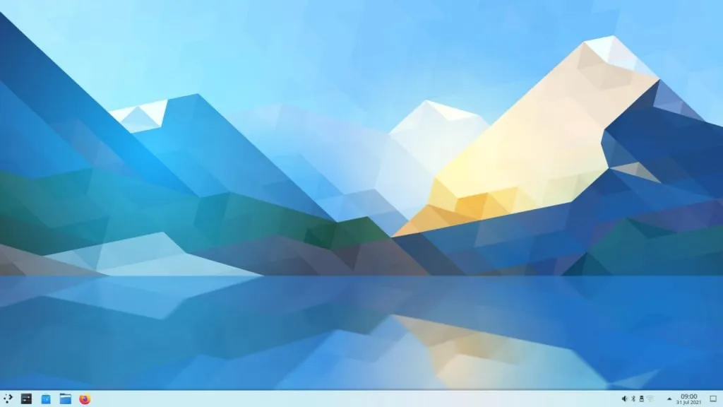Area de Trabalho KDE Neon