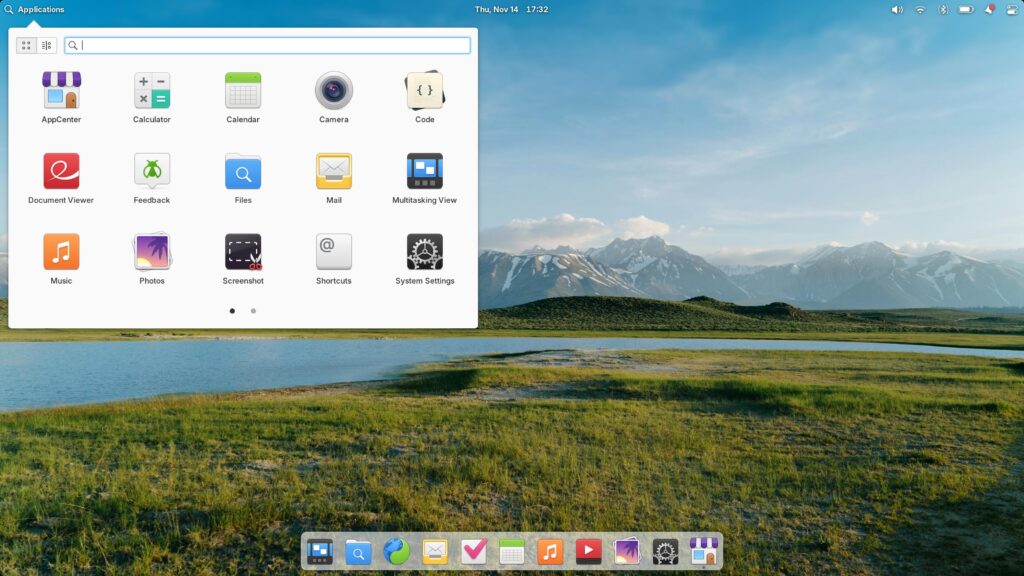 Desktop Elementary OS