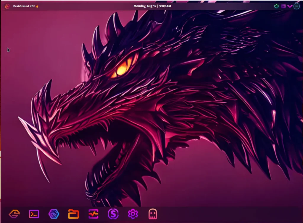 Captura de tela Garuda Linux