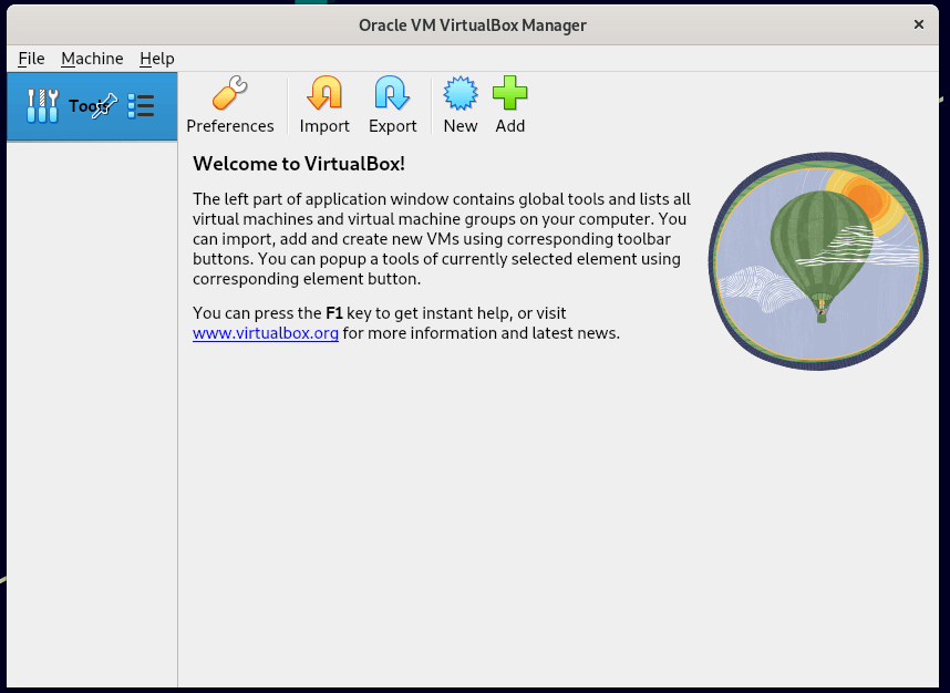 VirtualBox 7.1 rodando no Rocky Linux 9