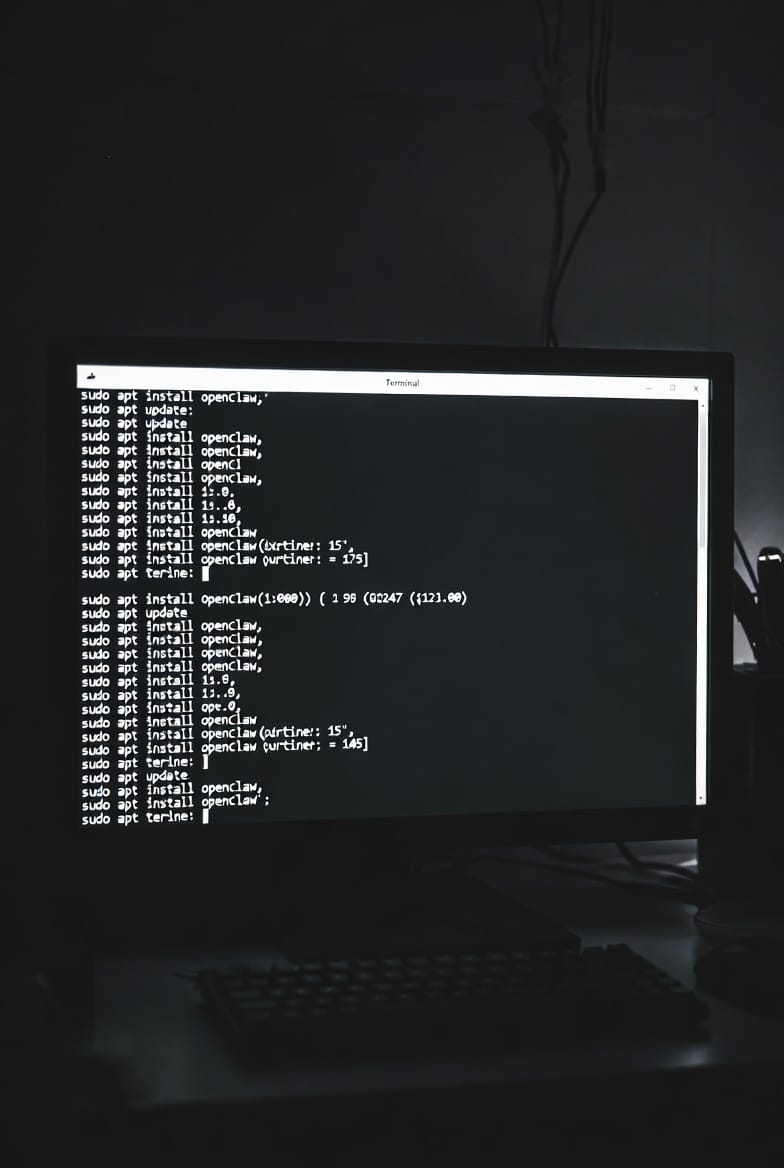 OpenClaw rodando em terminal