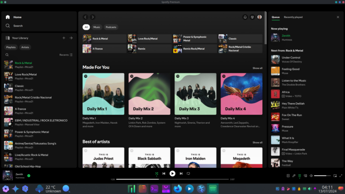 Spotify Manjaro